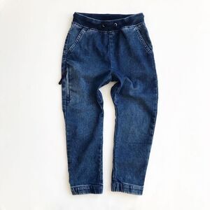Gymboree pull up soft joggers jeans VGUC S(5-6Y